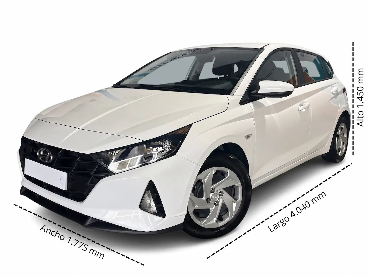 Hyundai i20 1.2 MPI 79 CV color Blanco Atlas